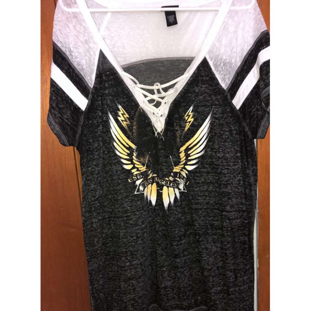 Torrid lace up shirt